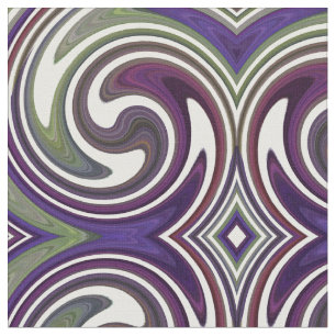 Abstraktes Spiralwirbelmuster #56 Stoff