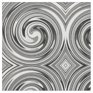 Abstraktes Spiralwirbelmuster #57 Stoff