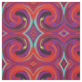 Abstraktes Spiralwirbelmuster #89 Stoff (Muster)