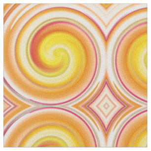 Abstraktes Spiralwirbelmuster #98 Stoff