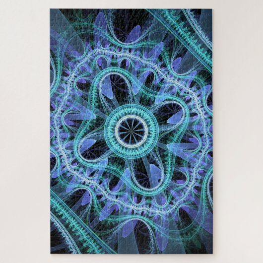 abstraktes Spitzenrätsel Puzzle (Vertikal)