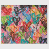 Abstraktes Spray Paint Texture Background Art, Str Geschenkpapier (Flach)