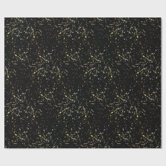 Abstraktes Spritzer-Design Geschenkpapier (Flach)