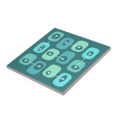 Abstraktes Squishy Cubes Türkis Fliese (Seite)