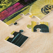 Abstraktes Stadtbild Gemälde Puzzle (Seite)