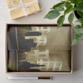 Abstraktes Stadtbild Golden Architecture Seidenpapier (Geschenk)
