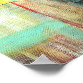 Abstraktes Stadtbild Malerei Poster (Ecke)