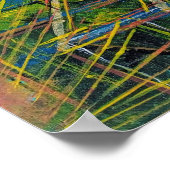 Abstraktes Stadtplakat Poster (Ecke)