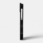 Abstraktes Stahlmuster mit individuellem Namen Case-Mate iPhone Hülle (Rückseite / Links)