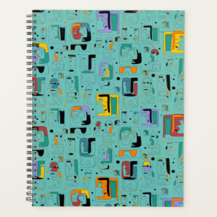 Abstraktes Stammes-Maya-Altgesichter-Muster 1 Planer