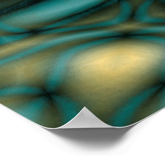 Abstraktes Stammesmuster Poster (Ecke)