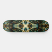Abstraktes Stammesmuster Skateboard (Horizontal)