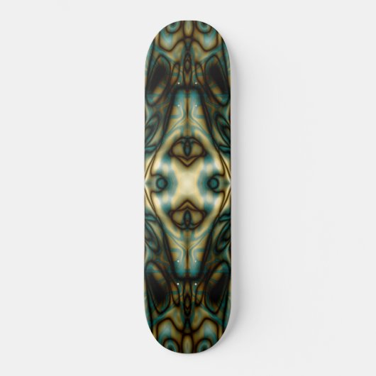Abstraktes Stammesmuster Skateboard (Vorderseite)