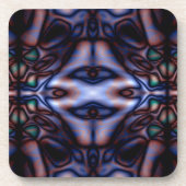 Abstraktes Stammesmuster Untersetzer (Vorderseite)