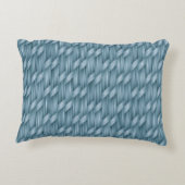 Abstraktes Stapelmuster | Dekokissen (Rückseite)