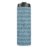 Abstraktes Stapelmuster | Thermobecher Thermosbecher (Vorderseite)