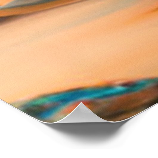 Abstraktes Steampunk-Frisierte Auto-Poster Poster (Ecke)