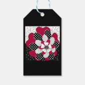 Abstraktes Stechwork-Patchwork-Patches für Throw P Geschenkanhänger (Rückseite)