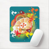 Abstraktes Steelpan mit Pansticks und Paint Splash Mousepad (Mit Mouse)