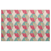Abstraktes Steppquilt-Retro-Vintag Stoff (Yard (91,4 cm))