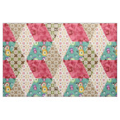 Abstraktes Steppquilt-Retro-Vintag Stoff (Fat Quarter (45,7 x 55,9 cm))