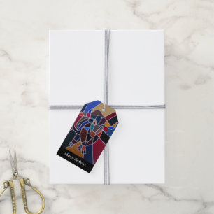 Abstraktes Stiergemälde von Alfred Fox Geschenkanhänger