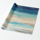 Abstraktes Strandmuster 2023 Geschenkpapier (Ungerollt)
