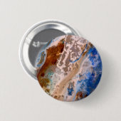 Abstraktes Strandmuster, Wassermuster, Sommer-Spaß Button (Vorne & Hinten)