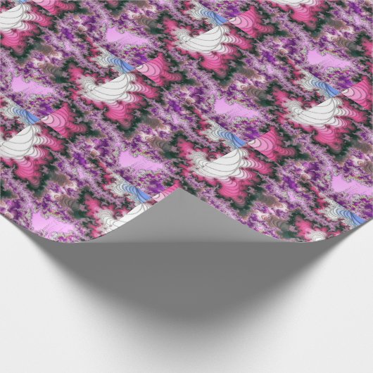 ABSTRAKTES STRASSWASSER GESCHENKPAPIER (Ecke)