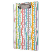 Abstraktes Streifen-Vertikale-Muster Klemmbrett (Links)