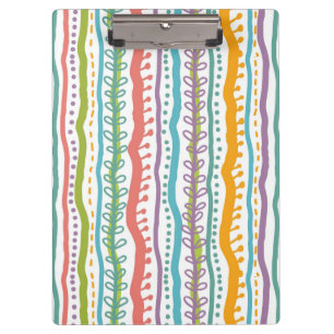 Abstraktes Streifen-Vertikale-Muster Klemmbrett