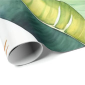 abstraktes Stuhlmuster Blume mit kräftigen Knospen Geschenkpapier (Rolleneckpunkt)