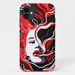 Abstraktes surreales Portrait der Frau Case-Mate iPhone Hülle