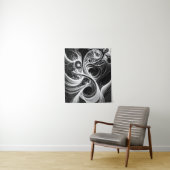 Abstraktes Swirling Mini-Netzwerk-Tapestry Wandteppich (Beispiel)