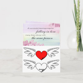 Abstraktes Symbol Dankeskarte