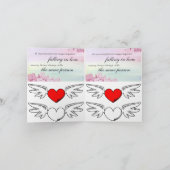 Abstraktes Symbol Dankeskarte (Innenseite)