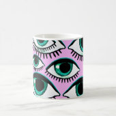 Abstraktes Symbol für das Bergauge Kaffeetasse (Mittel)