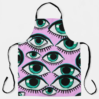 Abstraktes Symbol für das Bergauge Schürze