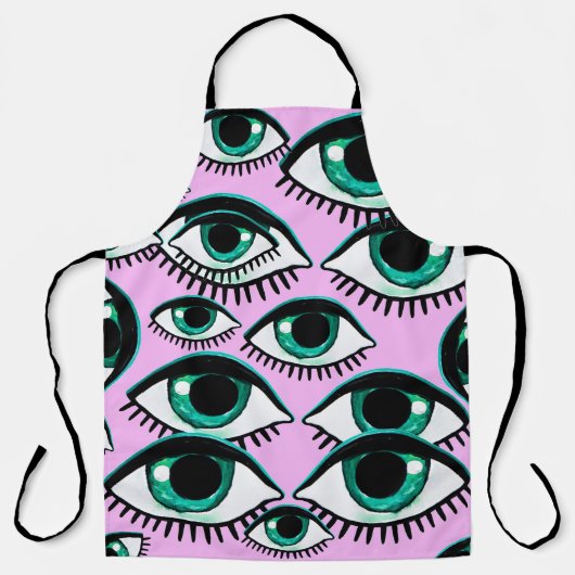 Abstraktes Symbol für das Bergauge Schürze (Vorderseite)