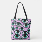 Abstraktes Symbol für das Bergauge Tasche (Rückseite)