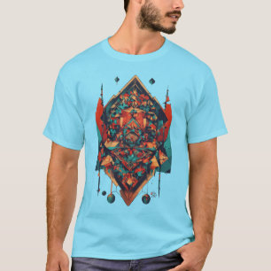 Abstraktes Symbol für SNOKXINK - Avantgarde Kunst T-Shirt
