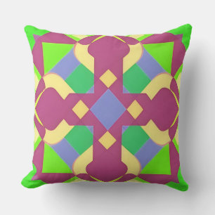Abstraktes symmetrisches Design Kissen