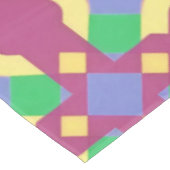 Abstraktes symmetrisches Design Tischdecke (Schrägansicht)