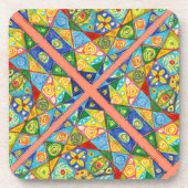 Abstraktes System Getränkeuntersetzer (Vorderseite)