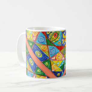Abstraktes System Kaffeetasse