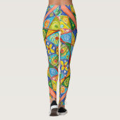 Abstraktes System Leggings (Rückseite)