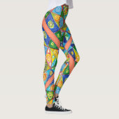 Abstraktes System Leggings (Rechts)