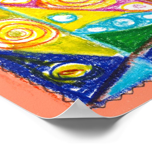 Abstraktes System Poster (Ecke)