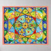 Abstraktes System Poster (Vorne)