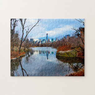 Abstraktes Szenario. Central Park New York. Puzzle